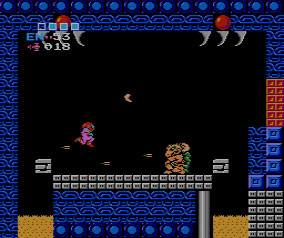 Cena do jogo Metroid