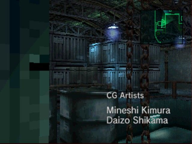 Cena do jogo Metal Gear Solid