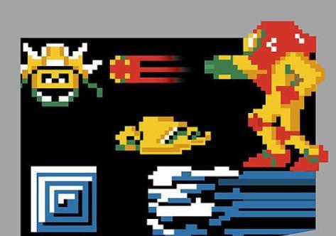 Cena do jogo Metroid