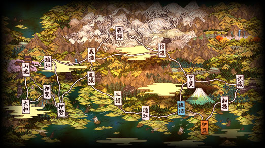 Cena do jogo Muramasa: The Demon Blade