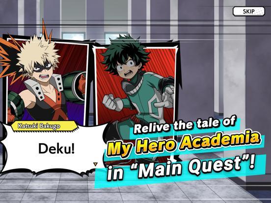 Cena do jogo My Hero Ultra Impact