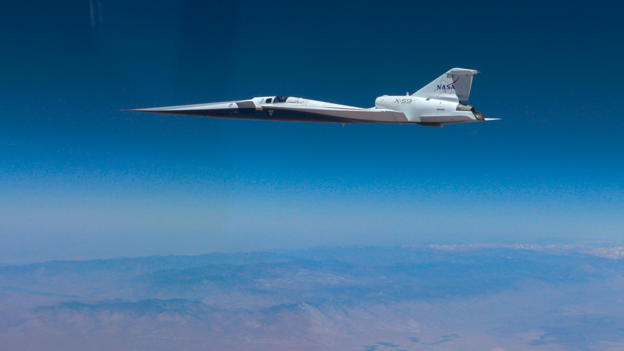 Imagem ilustrativa: NASA X-59 Quesst: teste supersônico silencioso avança rumo ao turismo aéreo