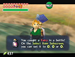 Cena do jogo Zelda: Ocarina of Time