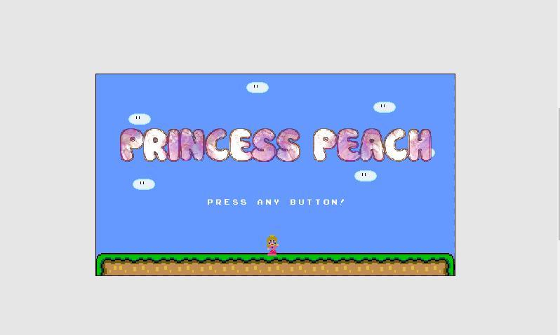 Cena do jogo Princess Peach