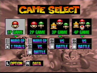 Cena do jogo Mario Kart World