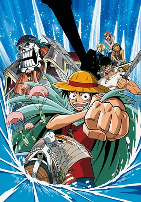 Cena do anime Luffy