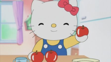 Cena do anime Hello Kitty