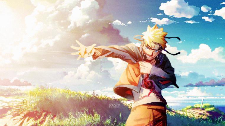 Cena do jogo Naruto