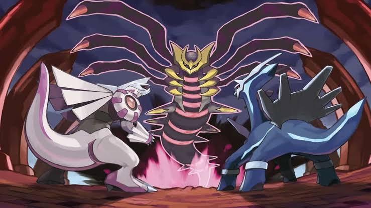 Cena do jogo Pokemon Diamond and Pearl