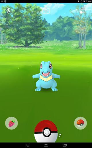 Cena do jogo Pokémon GO