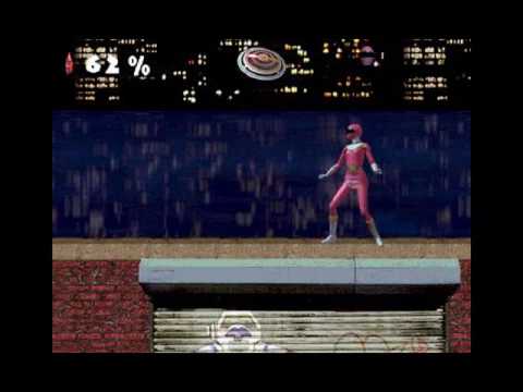 Cena do jogo Power Rangers Zeo