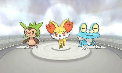 Cena do jogo Pokémon