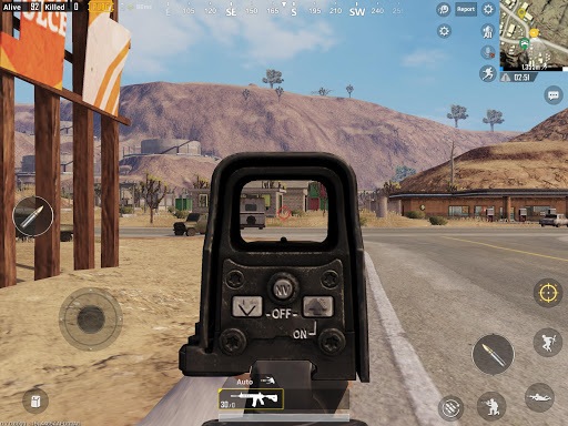 Cena do jogo PUBG Mobile