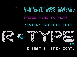 Cena do jogo R-Type DX