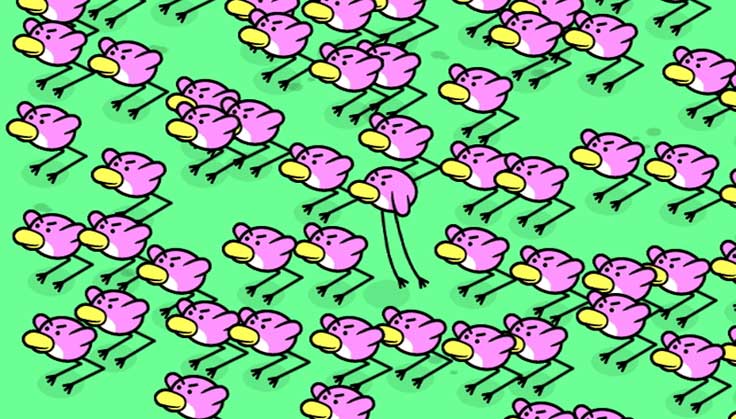 Cena do jogo Rhythm Heaven Groove