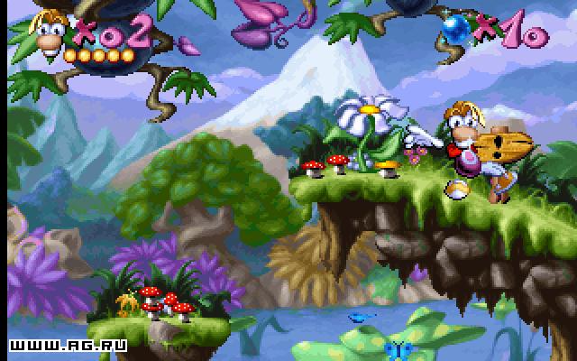 Cena do jogo Rayman