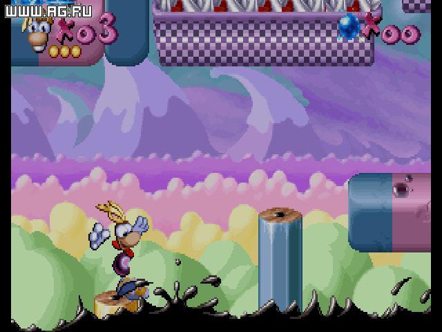 Cena do jogo Rayman