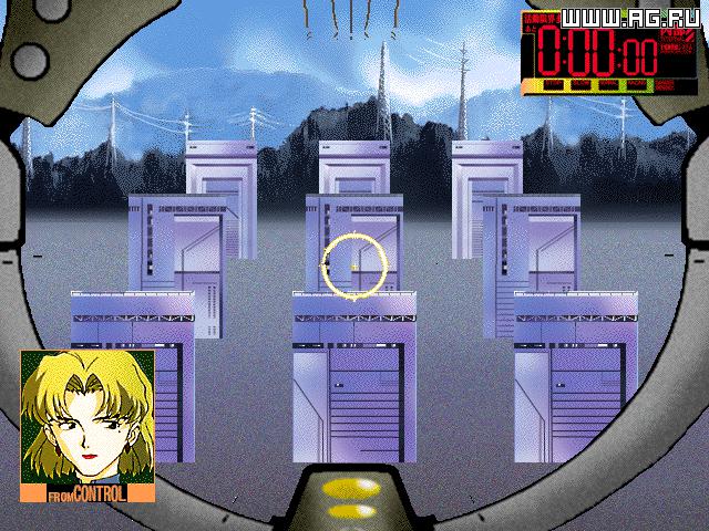 Cena do jogo Neon Genesis Evangelion