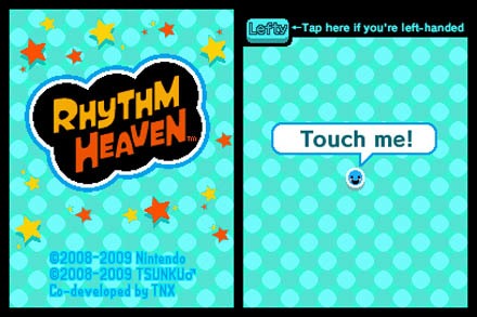 Cena do jogo Rhythm Heaven Groove