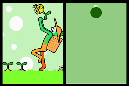 Cena do jogo Rhythm Heaven Groove