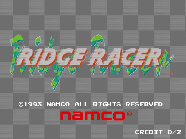 Cena do jogo Ridge Racer