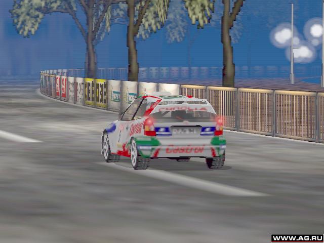 Cena do jogo Sega Rally 2
