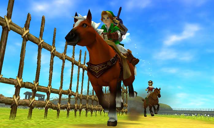 Cena do jogo The Legend of Zelda: Ocarina of Time