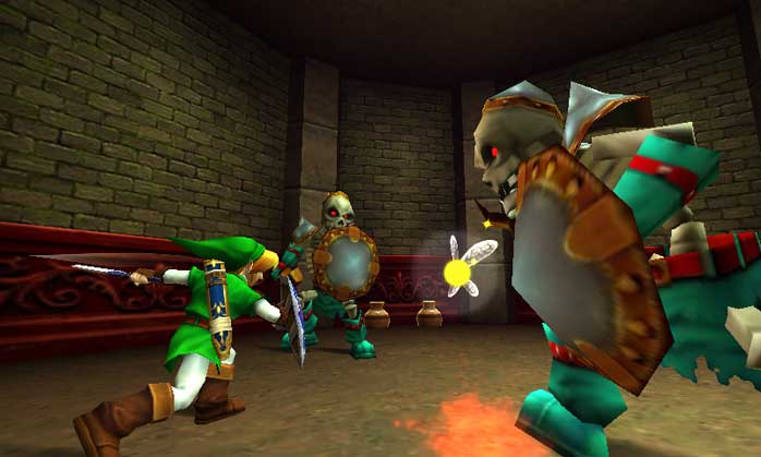 Cena do jogo The Legend of Zelda: Ocarina of Time