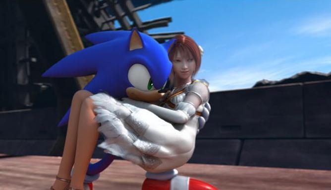 Cena do jogo Sonic the Hedgehog