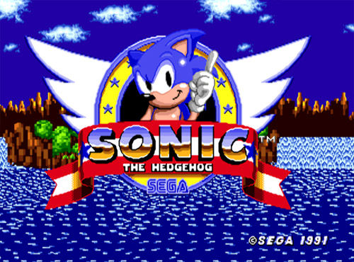 Cena do jogo Sonic the Hedgehog