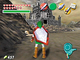 Cena do jogo Ocarina of Time