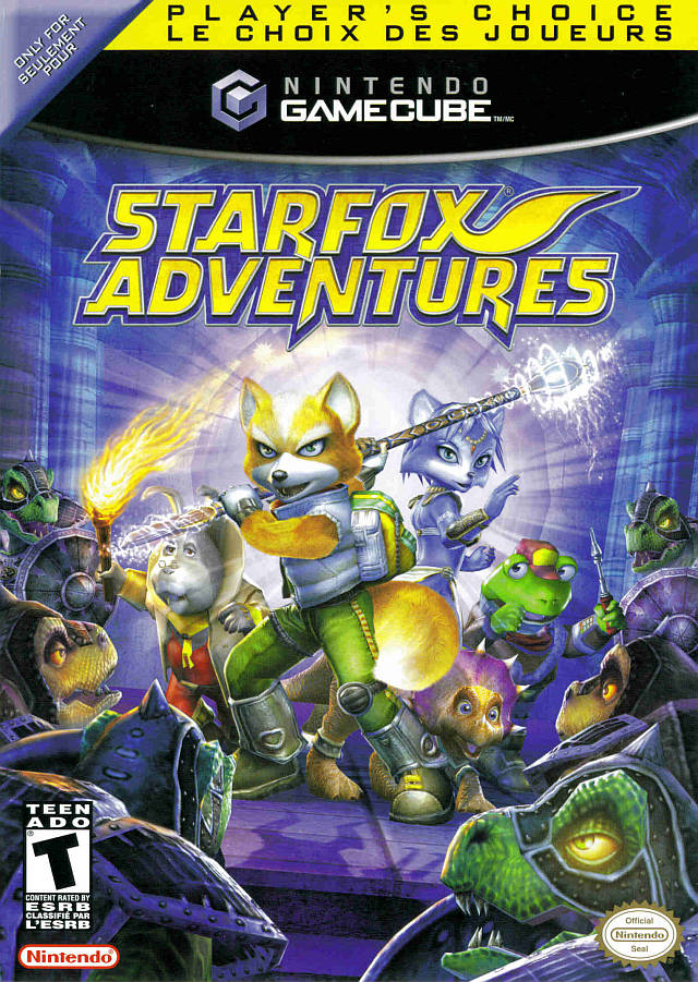 Cena do jogo Star Fox Adventures