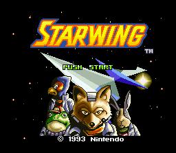 Cena do jogo Star Fox