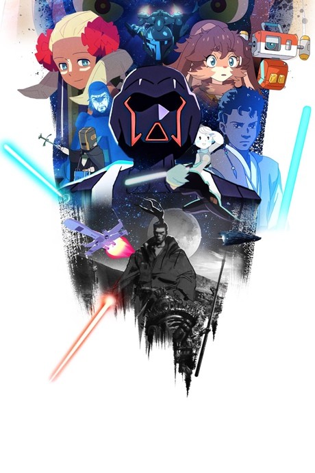 Cena do anime Star Wars: Visions
