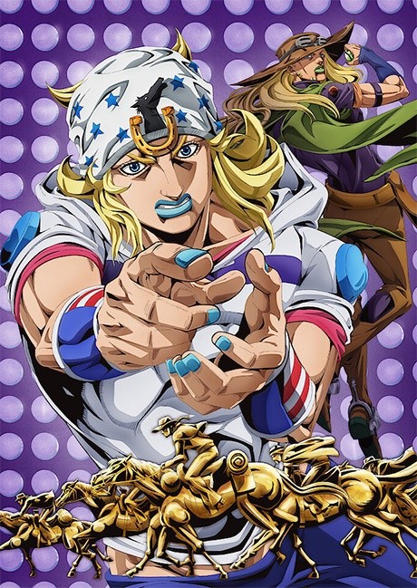 Cena do anime Steel Ball Run