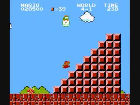 Cena do jogo Super Mario