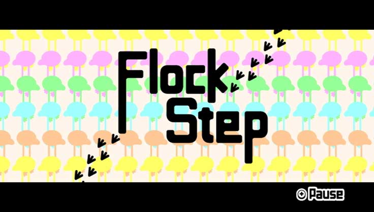 Cena do jogo Rhythm Heaven Groove