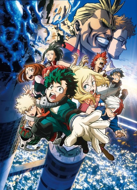 Cena do anime My Hero Academia