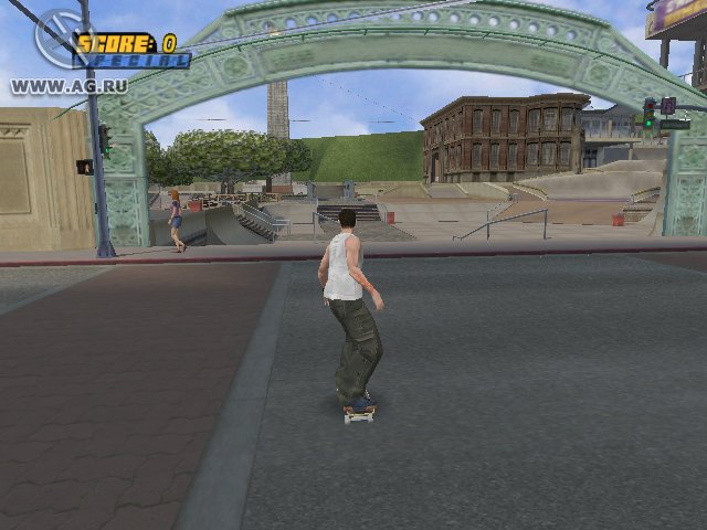 Cena do jogo Tony Hawk's Pro Skater 3+4