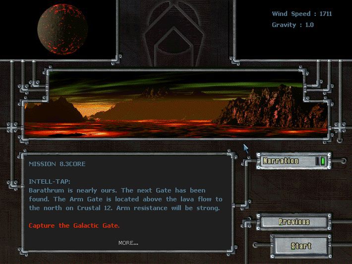 Cena do jogo Total Annihilation