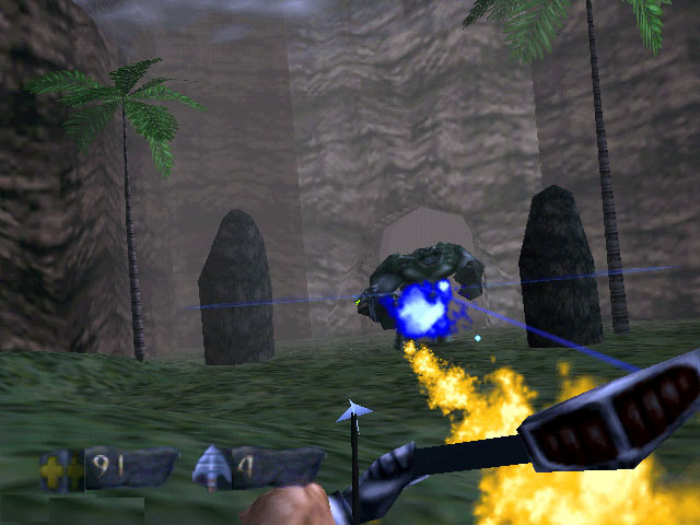 Cena do jogo Turok: Dinosaur Hunter