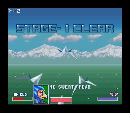Cena do jogo Star Fox