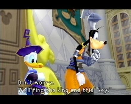 Cena do jogo Kingdom Hearts