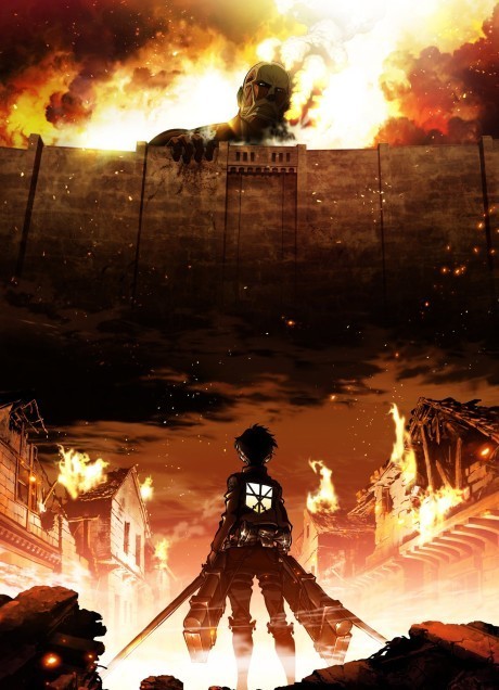 Cena do anime Attack on Titan