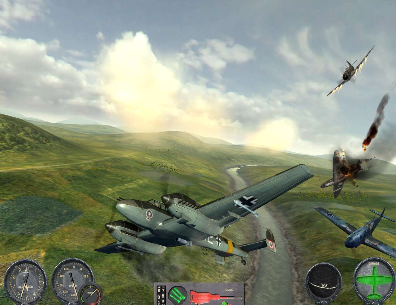 Cena do jogo Ace Combat 8: Wings of Theve