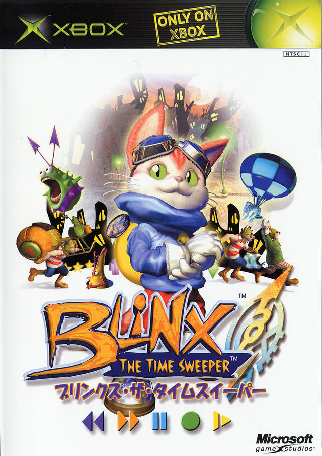 Cena do jogo BLiNX: The Time Sweeper