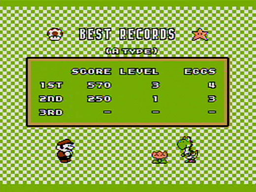 Cena do jogo Yoshi