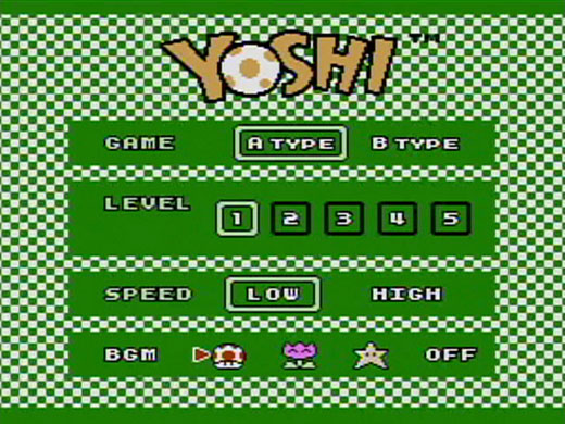 Cena do jogo Yoshi