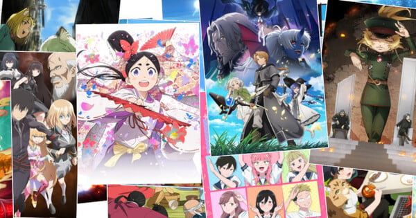 Colagem das capas de Jaadugar, Ghost in the Shell, Iron Wok Jan!, Though I Am an Inept Villainess e Polar Opposites