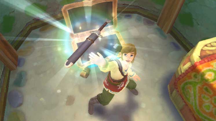 Cena do jogo The Legend of Zelda